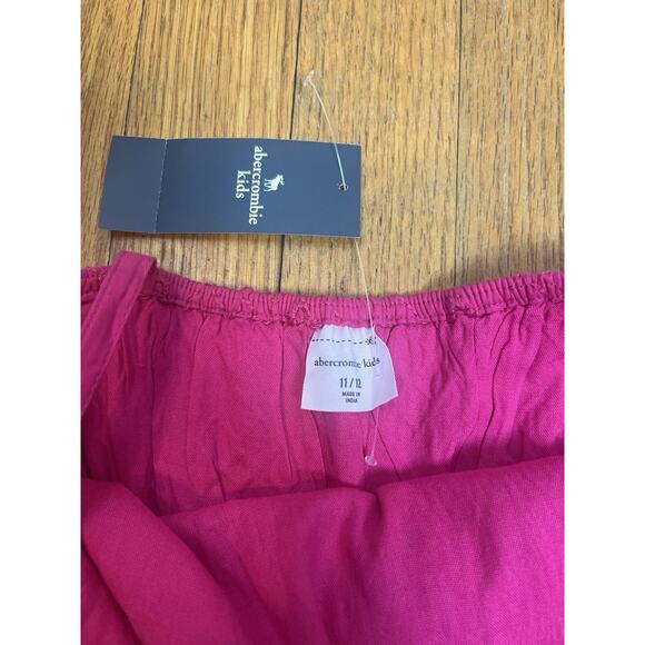 Abercrombie And Fitch Girls Sun-kissed Pink Eyelet Cottage Dress Size 11/12 - Picture 8 of 10